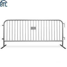 Flat or Bridge Bases Interlocking Galvanized Steel Crowd Control Barricades.